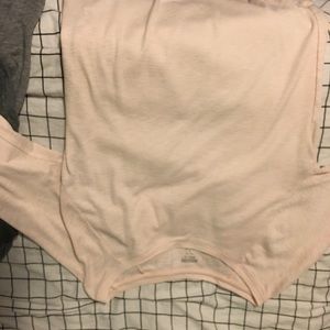 light pink top